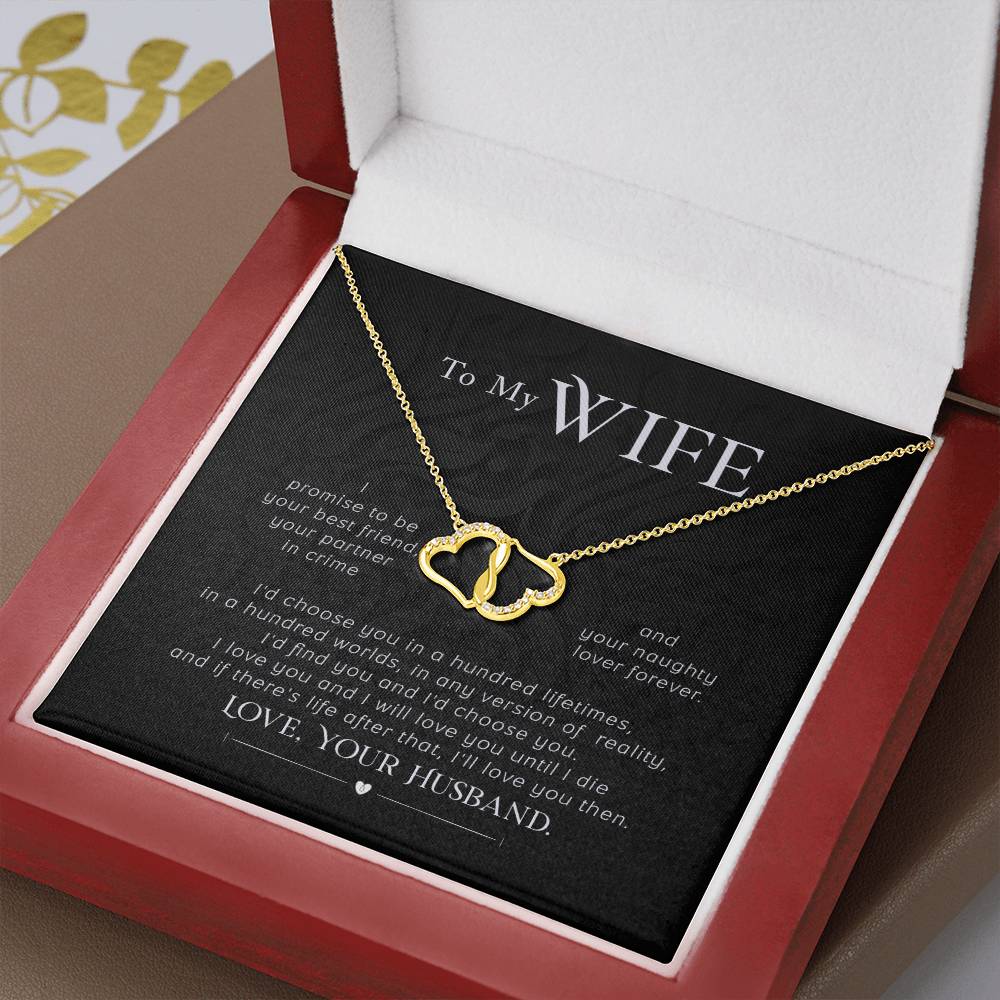 Everlasting Love Necklace - To My Wife, I Promise to Love You Forever