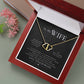 Everlasting Love Necklace - To My Wife, I Promise to Love You Forever