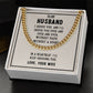 Cuban Link Chain - To My Husband, I Choose You