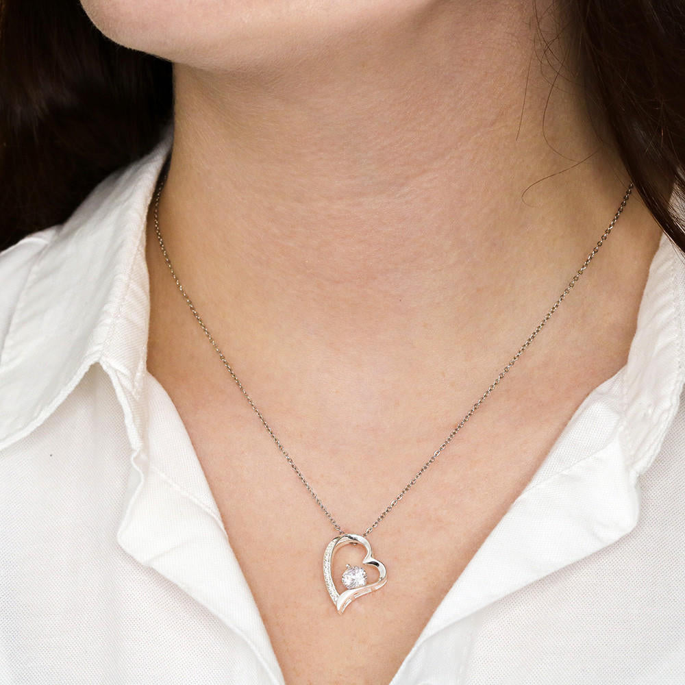 Forever Love Necklace - To My Beautiful Daughter, Love Mom