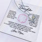 Forever Love Necklace - To My Beautiful Daughter, Love Mom